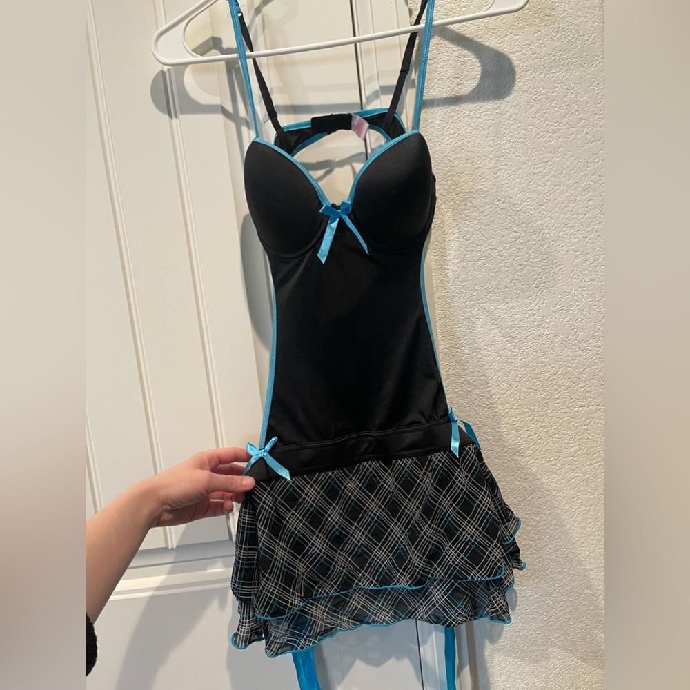 Native Intimates Maid Open Back Lingerie Size 34B
